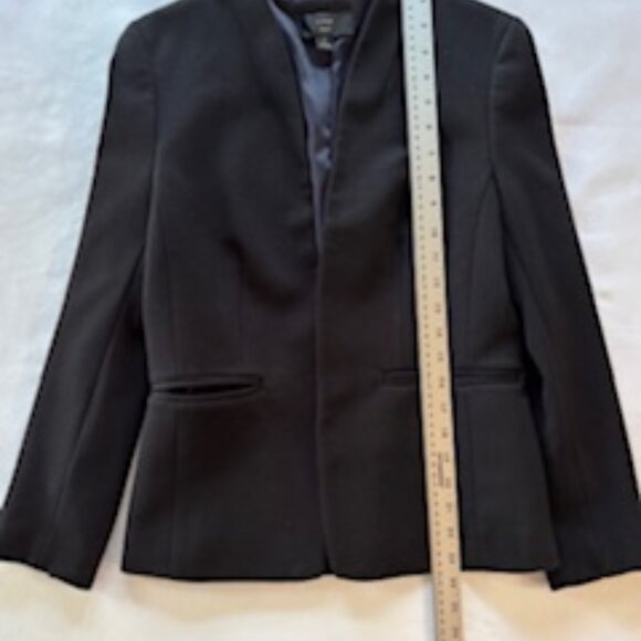 J.Crew Black “Going Out” Blazer – Stretch Twill – Chic Work-to-Evening Look - Picture 8 of 14